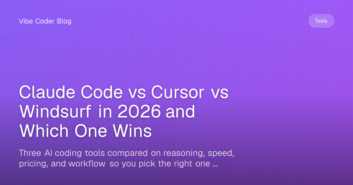 Claude Code vs Cursor vs Windsurf in 2026 and Which One Wins - Three AI ...