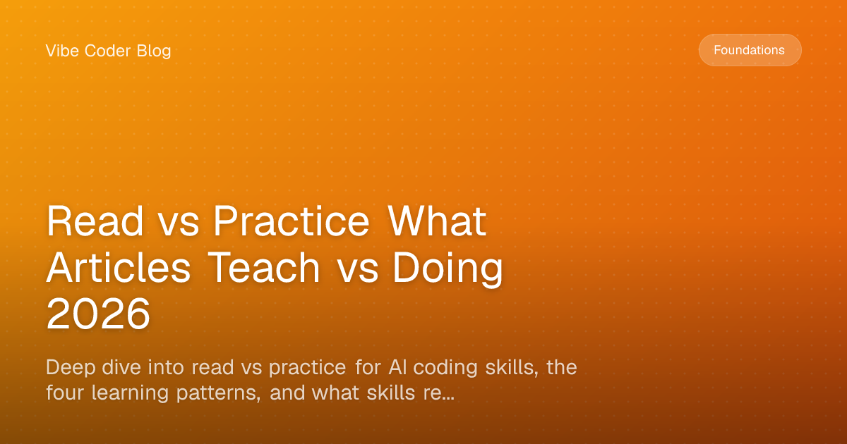 Read vs Practice What Articles Teach vs Doing 2026 - Deep dive into ...