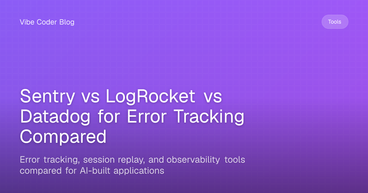 Sentry vs LogRocket vs Datadog for Error Tracking Compared - Error ...