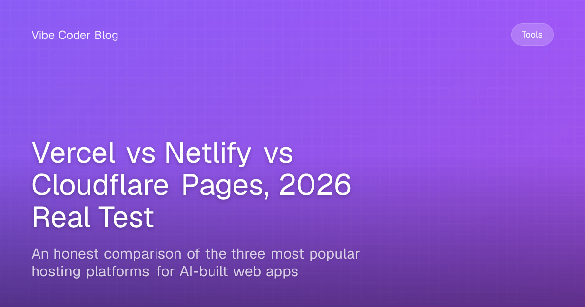 Vercel vs Netlify vs Cloudflare Pages, 2026 Real Test - An honest ...